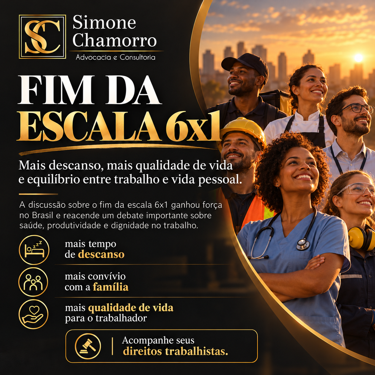 FIM DA ESCALA 6X1