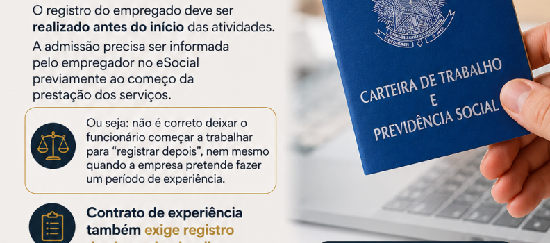 Registro na carteira do trabalhador